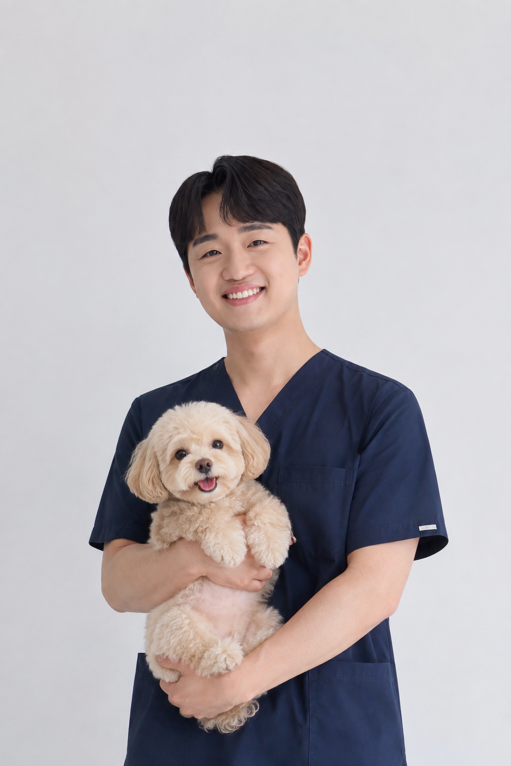 반려견과 함께한 유찬휘 대표원장